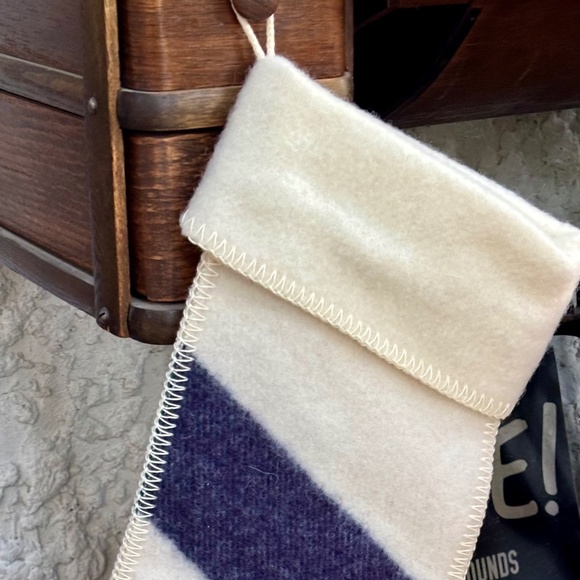 HBC STRIPES Signature 100% Wool Iconic Stripes Christmas Stocking - Picture 3 of 8